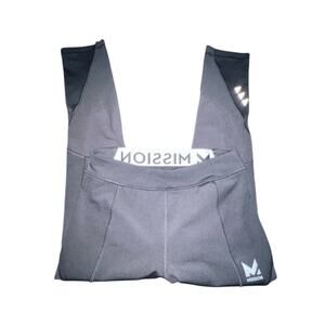 UEC MISSION VAPORACTIVE BLACK LEGGINGS SZ S